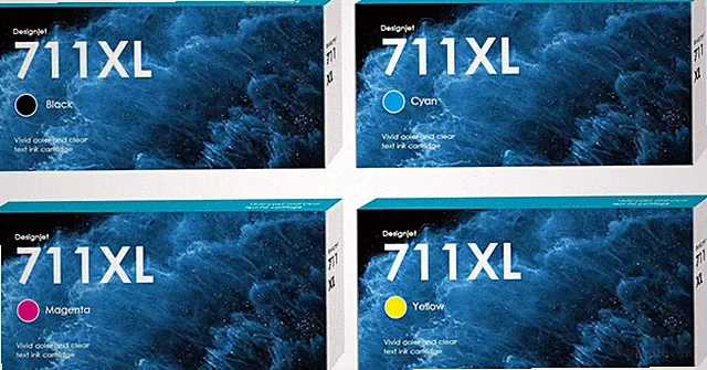 711XL Ink Cartridges Bundle Replacement for HP 711 XL Ink Cartridge Combo Pack f