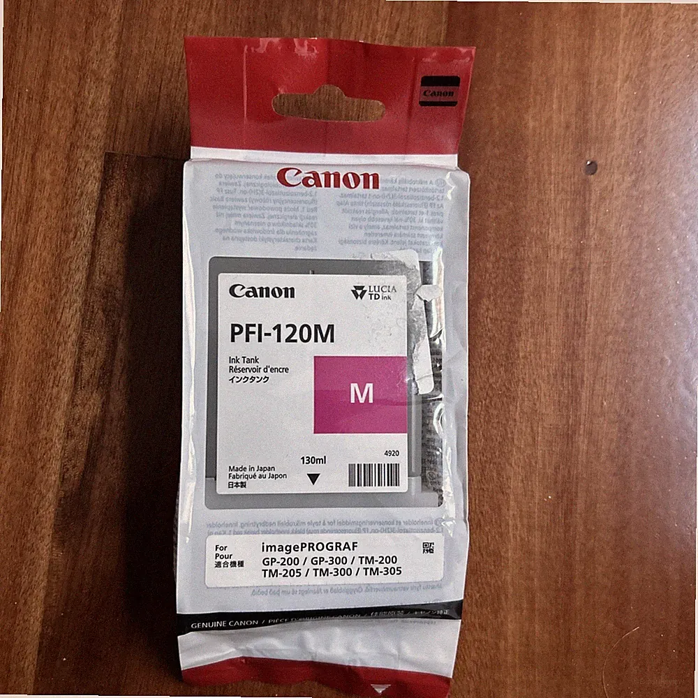 Cannon Genuine PFI-120M 130ml Magenta ink cartridge