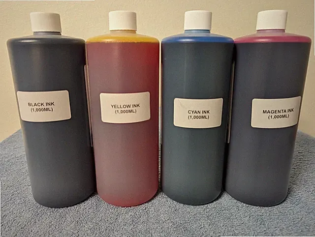 COMPATIBLE INK REFILL Kiaro QuickLabel, QL-120, QL-120e, QL-111 (4,000ml) CYMK