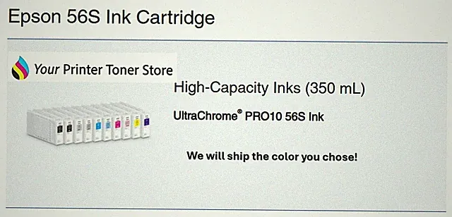 Epson T56S Photo Black 350mL [T56S120]