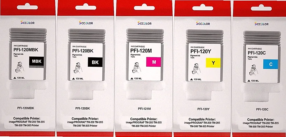 PFI-120 Ink Cartridge for Canon imagePROGRAF TM-200, TM-205, TM-300 & TM-305